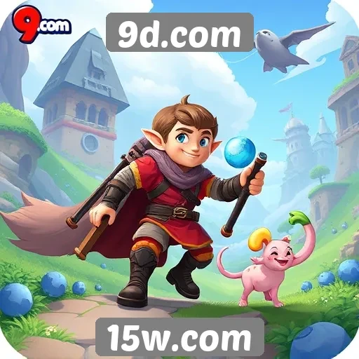 Navegando pelas categorias de jogos em 9d.com